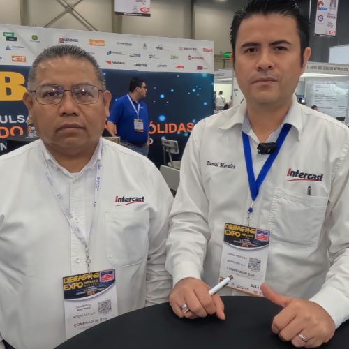 Gilberto Martínez, manager de ingeniería y Daniel Morales Esquivel, ingeniero estimador de Intercast.