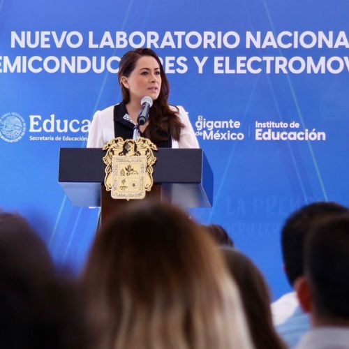 Colocan primera piedra del primer Laboratorio Nacional de Diseño de Semiconductores y Electrónica Avanzada en el Instituto Tecnológico de Aguascalientes (ITA).