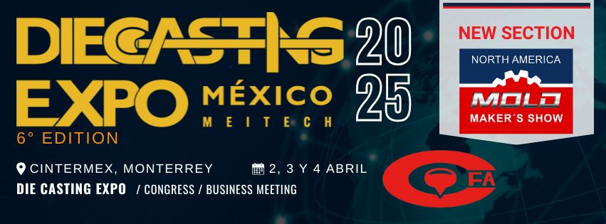 Logo Die Casting Expo México 2025, 6ta Edición