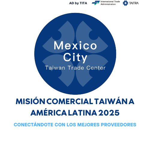 Logo Misión Comercial Taiwán a América Latina 2025, Monterrey