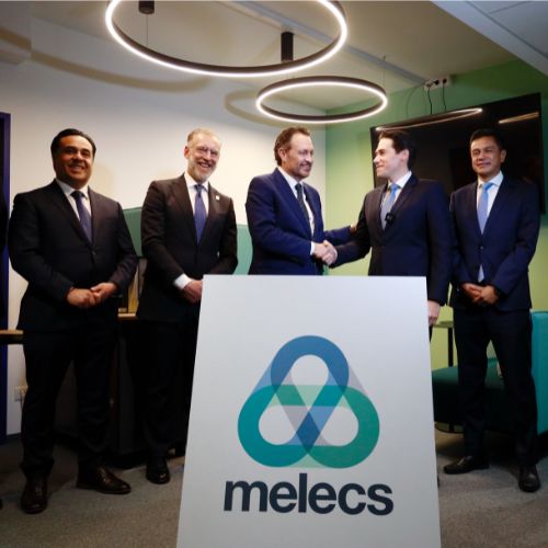 The executive meeting was attended by Senior VP of Finance and Legal, Niklas Hanusch; CFO of Melecs Querétaro, Ricardo Viveros; State and municipal authorities.
