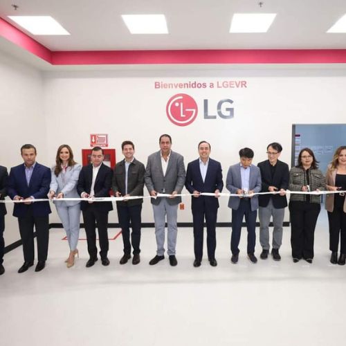 Inauguran la nueva planta de LG Electronics en Ramos Arizpe.