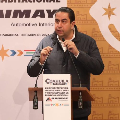 Empresarios y personal de gobierno anunciaron la inversión en Palacio de Gobierno de Coahuila.