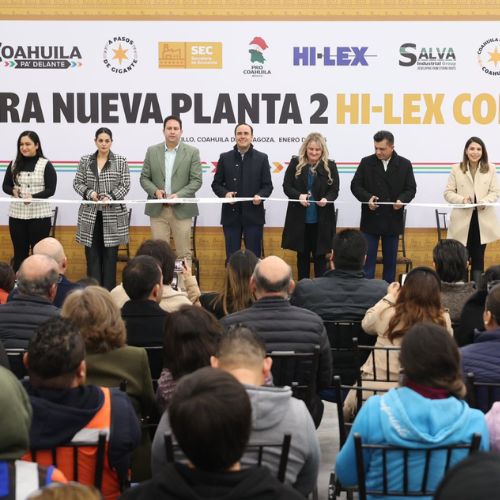 El evento de inauguración estuvo a cargo del gobernador del estado, Manolo Jiménez, quien agradeció a la compañía por su confianza en la entidad.