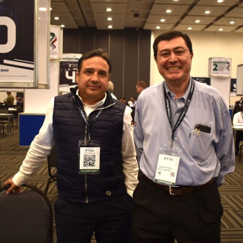 Mauricio Moreno, Purchasing Manager at Diehl Controls, and Moisés Mendoza, Supplier Development Engineer at Diehl Controls.